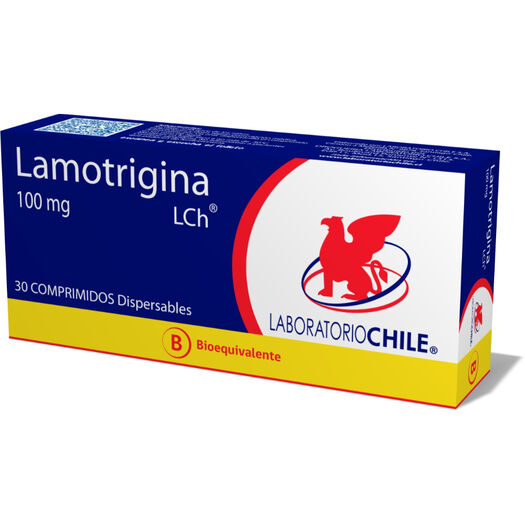 Lamotrigina 100 mg x 30 Comprimidos Dispersables CHILE, , large image number 0