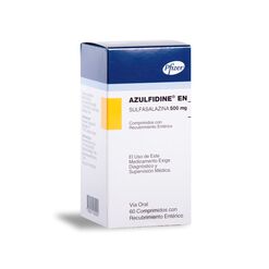 Azulfidine-Ect 500 mg Caja 100 Comp. Recubiertos