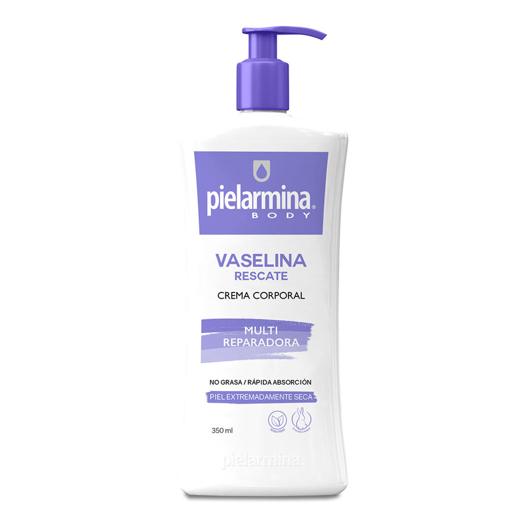 Crema Pielarmina Corporal Vaselina Rescate Piel Extremadamente Seca 350 mL, , large image number 0