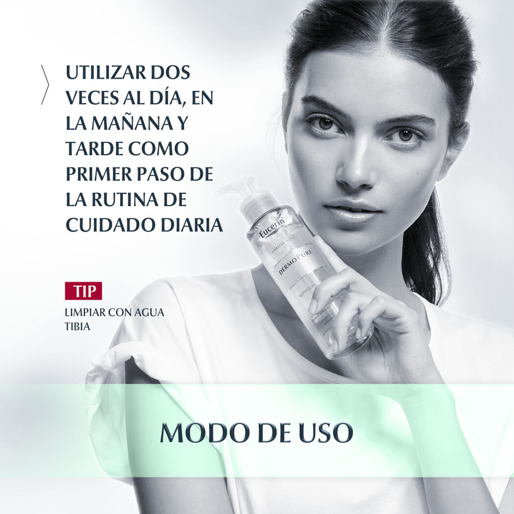 Gel Limpiador Eucerin Dermopure 400 mL, , large image number 1