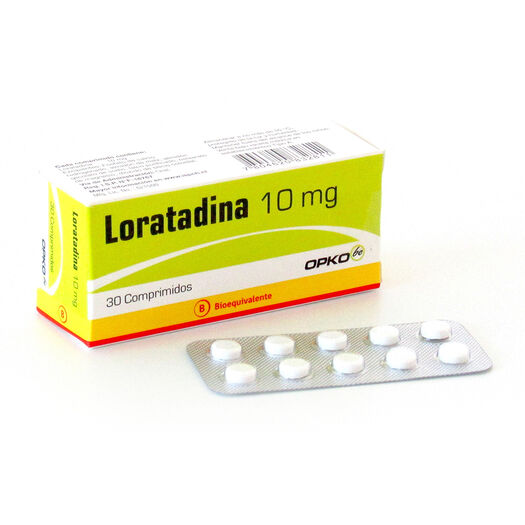 Loratadina 10 mg x 30 Comprimidos OPKO CHILE S.A., , large image number 0