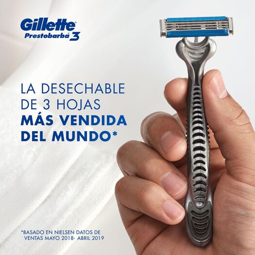 Gillette Maquina De Afeitar Prestobarba 3 x 6 Unidades, , large image number 2