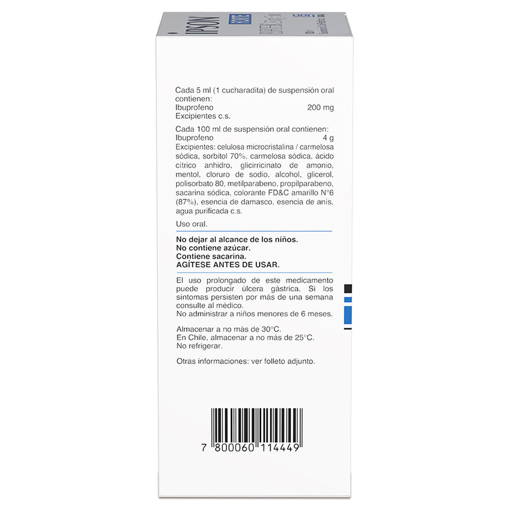 Ipson Forte 200 mg/5 mL x 120 mL Suspensión Oral, , large image number 1