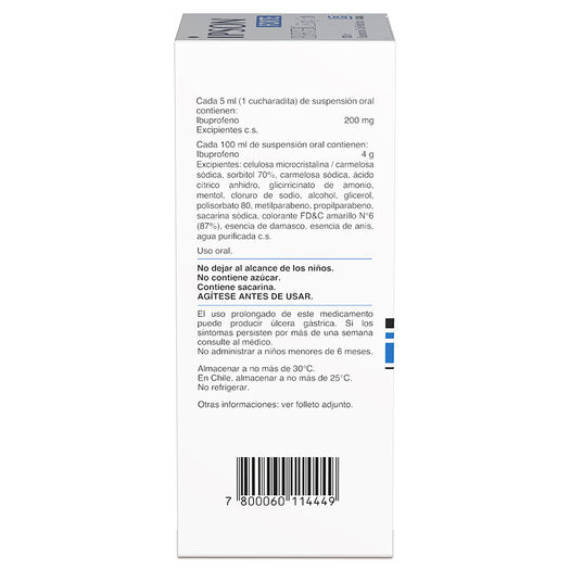 Ipson Forte 200 mg/5 mL x 120 mL Suspensión Oral, , large image number 1
