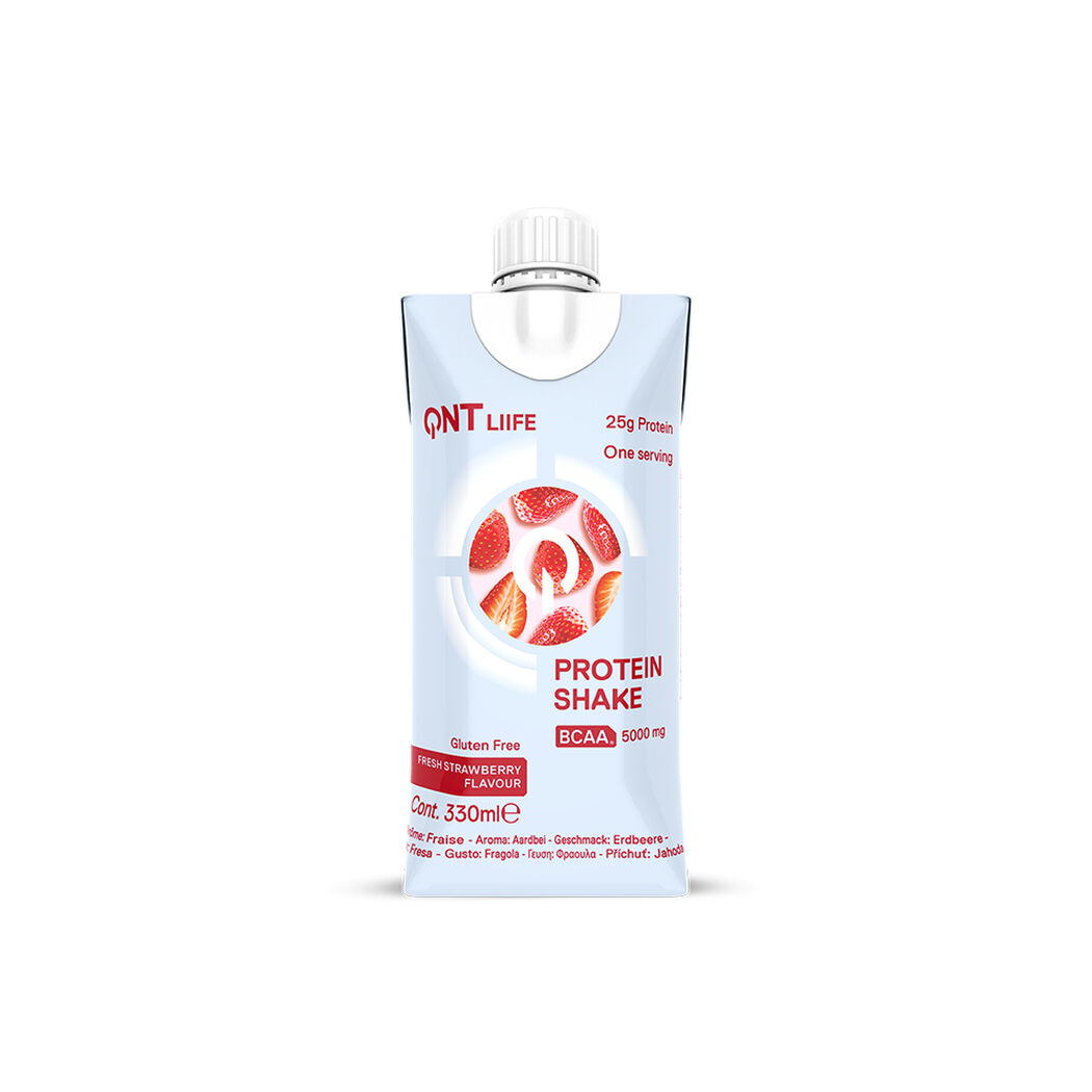 Protein Shake Tetra 25 Gr Strawberry 330 Ml, , large image number 0
