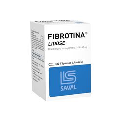 Fibrotina Lidose 160 mg/40 mg x 30 Cápsulas