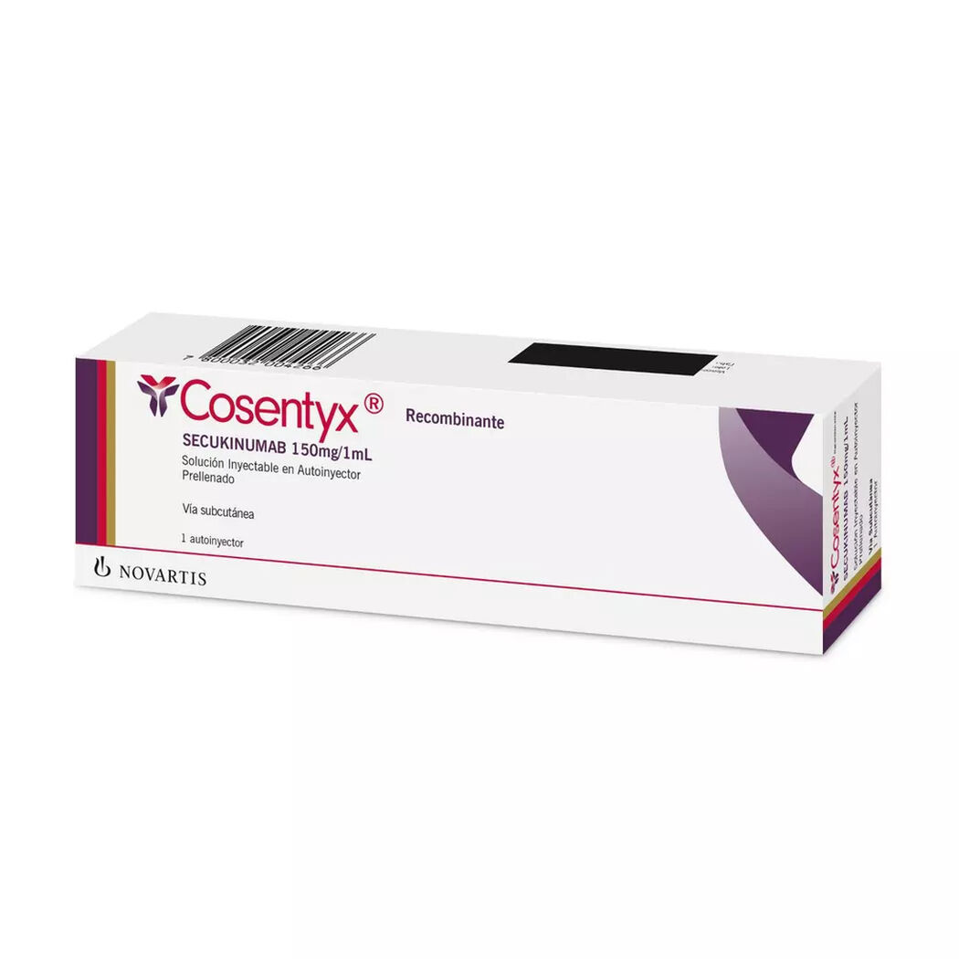 Cosentyx 150 mg/1 ml x 1 jeringa prellenada soluci&oacute;n inyectable, , large image number 0