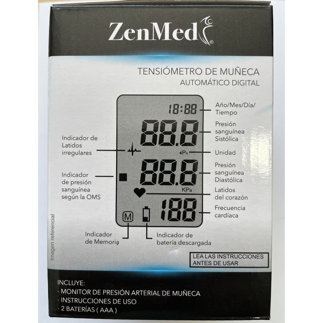 Tensi&oacute;metro de mu&ntilde;eza BP186W Zenmed, , large image number 4