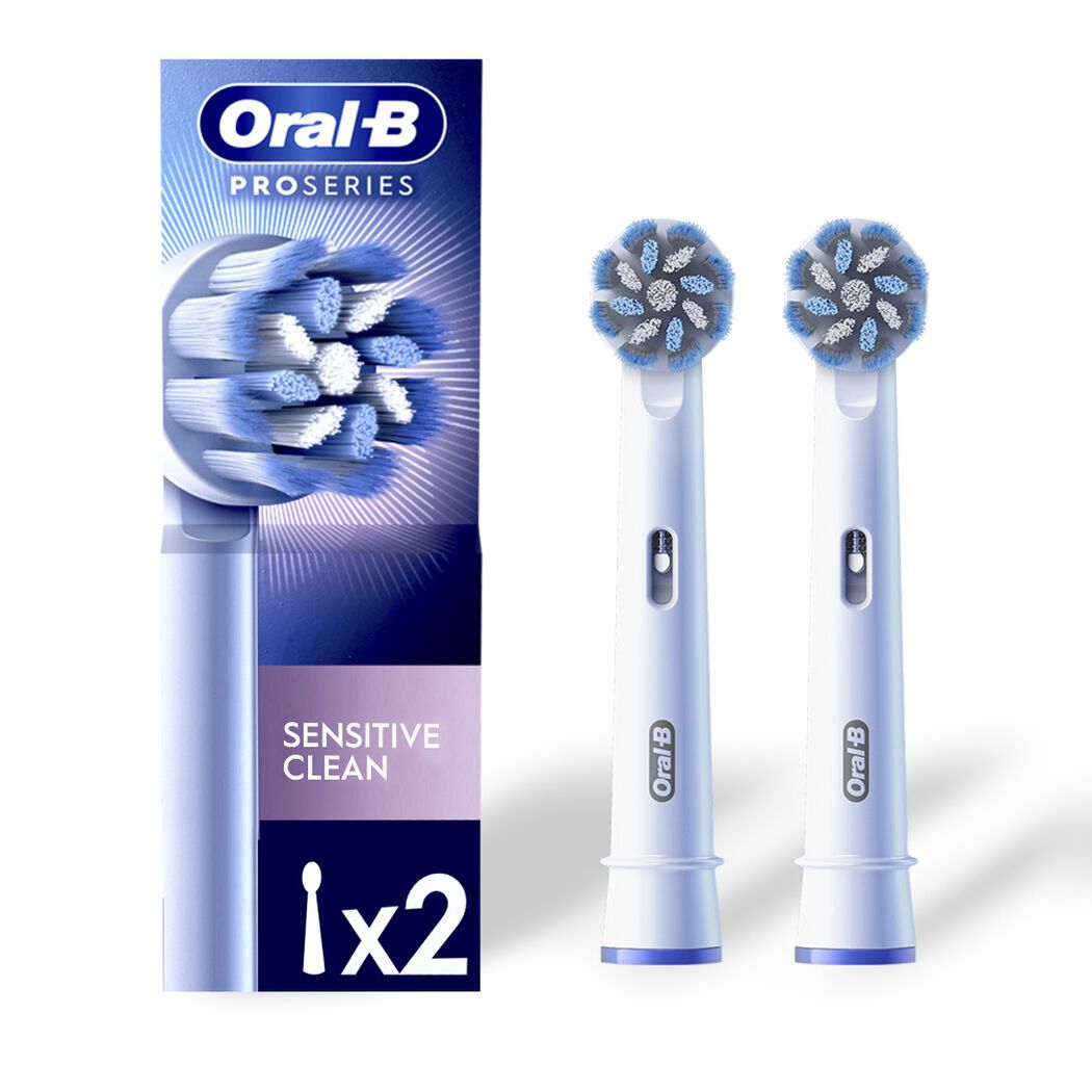Repuesto Cabezal Cepillo de Dientes Eléctrico Oral B Sensitive Clean 2 un, , large image number 0