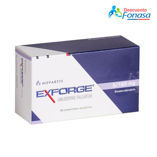 Exforge 5 mg/160 mg x 56 Comprimidos Recubiertos, , large image number 0