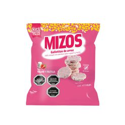 Galletas de arroz con cobertura sabor Yogurt y Frutilla 25 gr