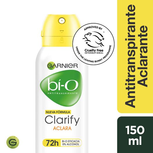 Bi-O Desodorante Spray Clarify Femenino x 150 mL, , large image number 1
