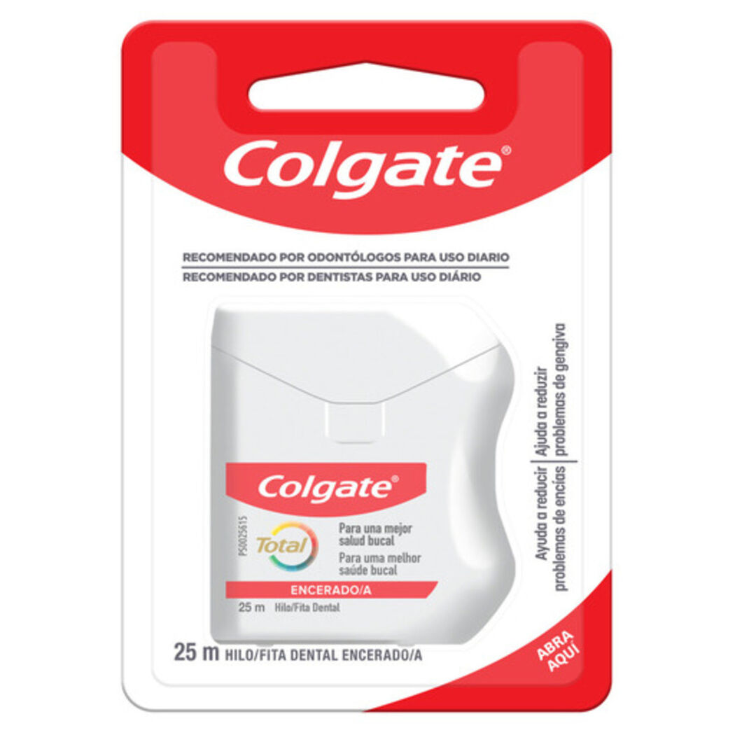 Hilo Dental Colgatel Colgate Total Encerado 2 m 1 un, , large image number 1