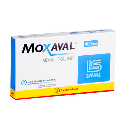 Moxaval 400 mg x 7 Comprimidos Recubiertos, , large image number 0