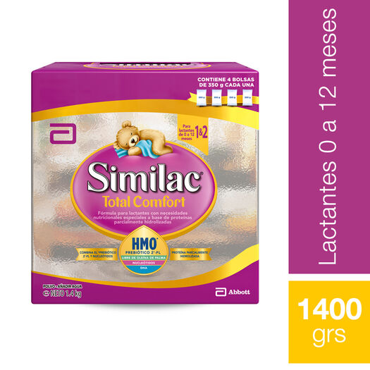 Similac Formula Total Comfort Etapa 1 Y 2 x 1400 g, , large image number 0