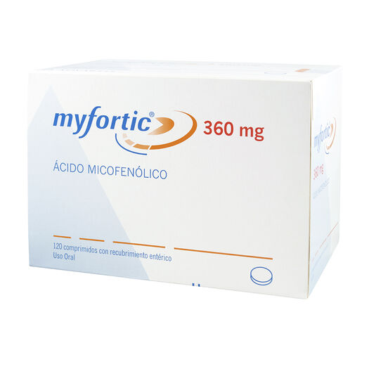 Myfortic 360 mg x 120 Comprimidos con Recubrimiento Entérico, , large image number 0