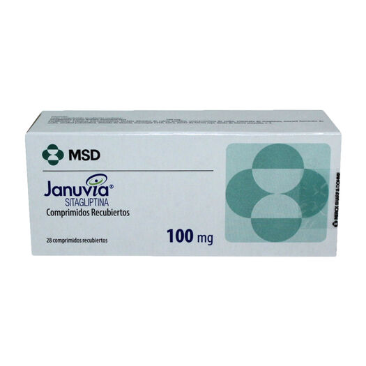 Januvia 100 mg x 28 Comprimidos Recubiertos, , large image number 0