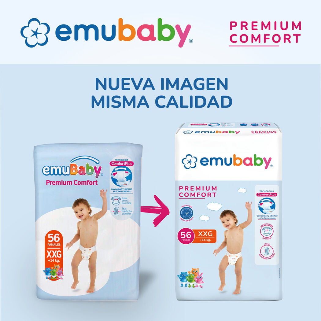 Pa&ntilde;ales Premium Comfort 5-10 kg M x 34 unidades, , large image number 4