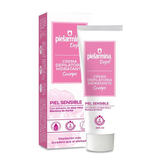 Crema Depiladora Plarmina Depil Hidratante Piel Sensible 200 mL, , large image number 0