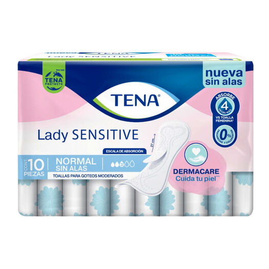 Toalla Tena Leve Lady Sens Normal 10Un, , large image number 1