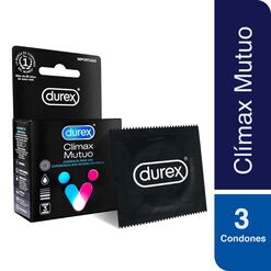 Durex Condones Climax Mutuo 3 unidades
