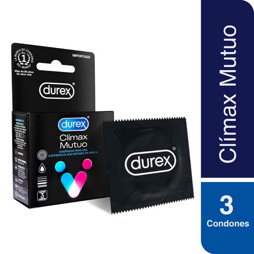 Durex Climax Mutuo x 3 Unidades, , large image number 0