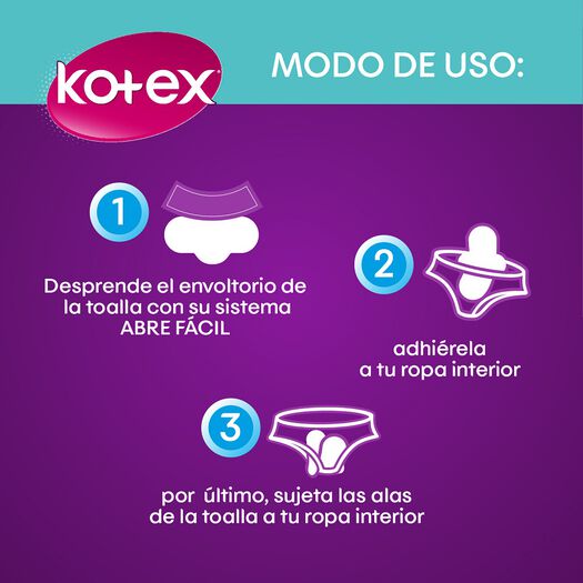 Toalla Higiénica Kotex Nocturna Ultra Fina 15 un, , large image number 1