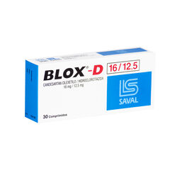 Blox D 16/12,5 mg x 30 Comprimidos