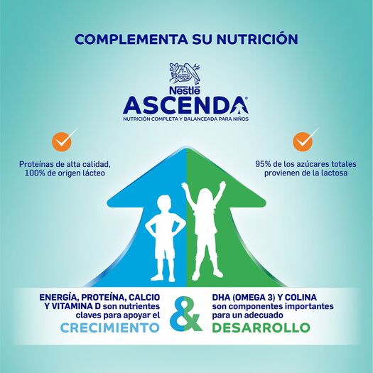 Complemento Nutricional Ascenda  Vainilla 800g , , large image number 2