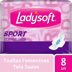 Ladysoft Sport Toalla Higiénica x 8 Unidades