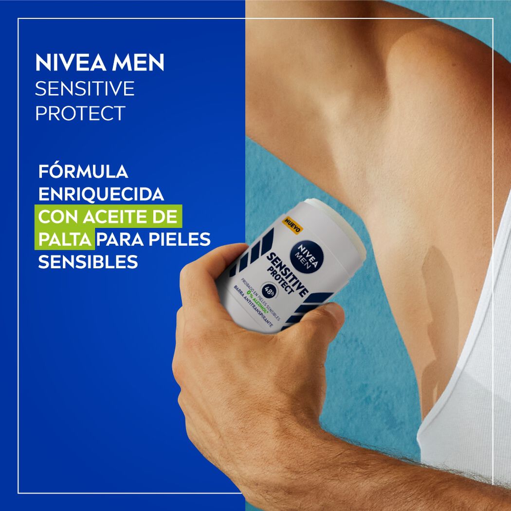Desodorante Nivea Barra Sensitive Protect 54 g, , large image number 1