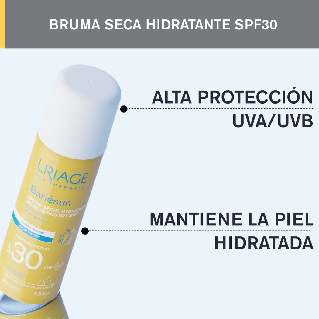 Protector Solar Uriage Bariesun Bruma Seca FPS 30 200 mL, , large image number 1