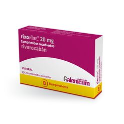 Rixovitae 20 mg x 28 Comprimidos Recubiertos
