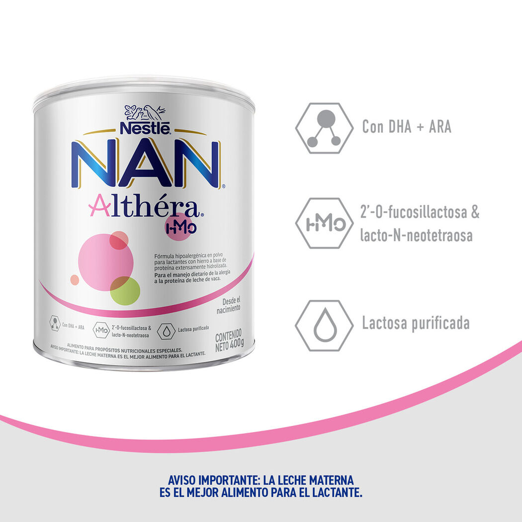 F&oacute;rmula Infantil NAN Althera con HMO 400 g, , large image number 2