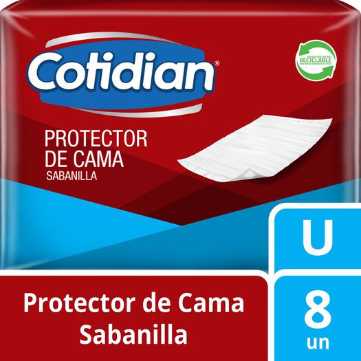 Cotidian Sabanilla Protector Cama x 8 Unidades, , large image number 0