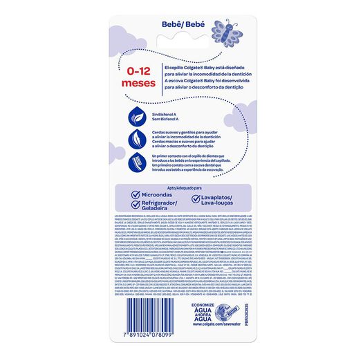 Colgate Cepillo Dental Baby De 0 A 12 Meses x 1 Unidad, , large image number 1