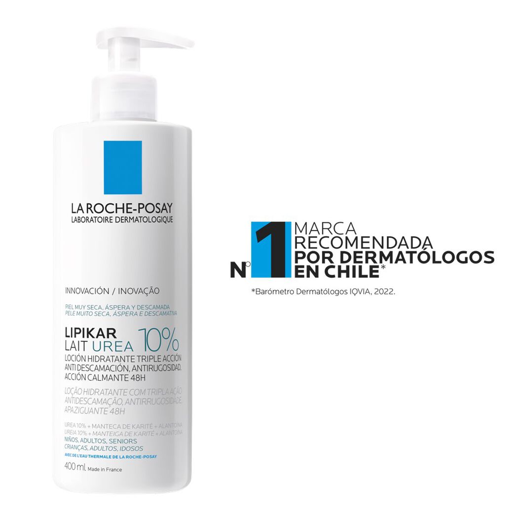 Crema La Roche Posay Lipikar Lait Urea 10% 400 mL, , large image number 1