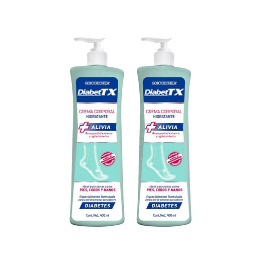 Diabet Tx Pack Crema 400Mlx2, , large image number 1