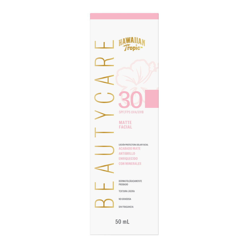 Protector Solar Beauty Care Matte Facial SPF 30 50 mL, , large image number 0