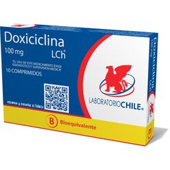 Doxiciclina 100 mg x 10 Comprimidos CHILE