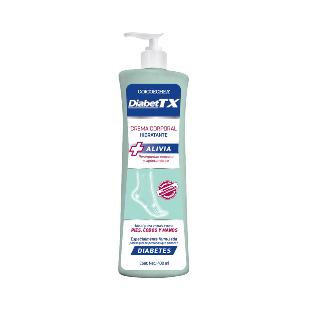 Goicoechea DiabetTX Crema Corporal Hidratante 400 ML, , large image number 1