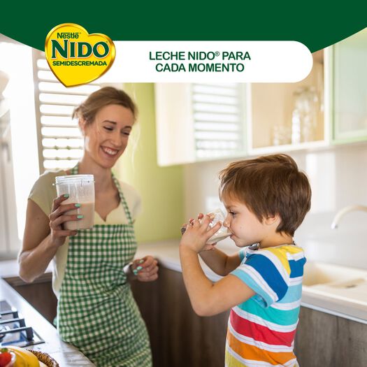 Leche en Polvo Nido Semidescremada 1350g , , large image number 1