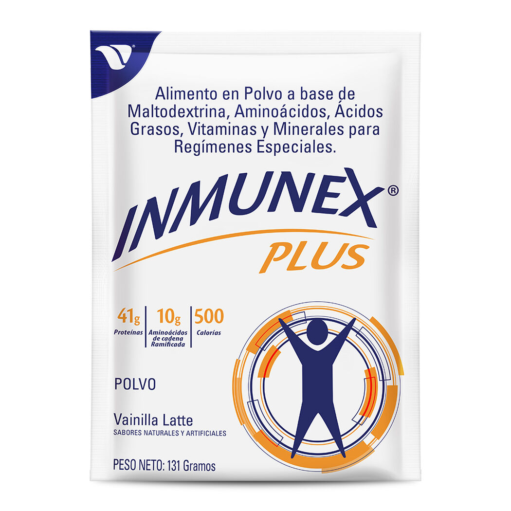 Inmunex Plus Vainilla Late X 131G Sachet, , large image number 0