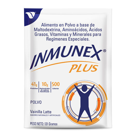 Inmunex Plus Vainilla Late X 131G Sachet, , large image number 0