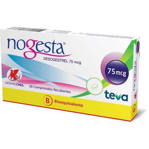 Nogesta 75 mcg x 28 Comprimidos Recubiertos, , large image number 0