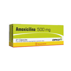Amoxicilina 500 Mg Caja 21 Cápsulas
