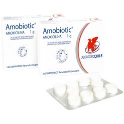 Amobiotic 1 g x 14 Comprimidos Dispersables,  Amobiotic 1 g x 14 Comprimidos Dispersables