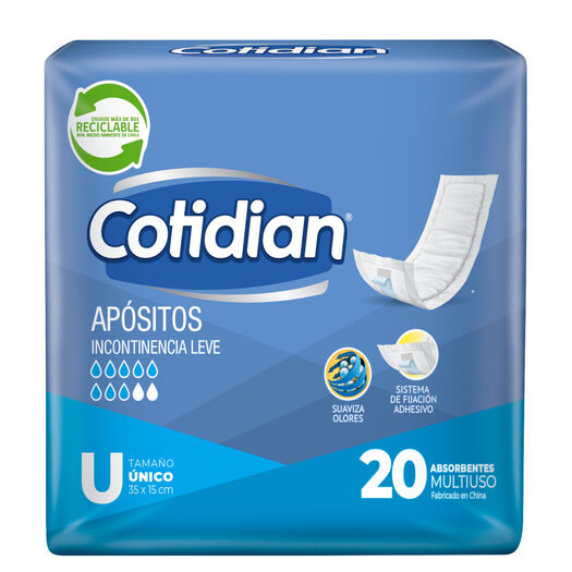 Aposito Cotidian Absorvente 20 Un., , large image number 1