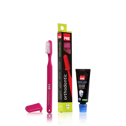 Cepillo de Dientes PHB Orthodontic 1 un + Pasta Dental 1 un, , large image number 0