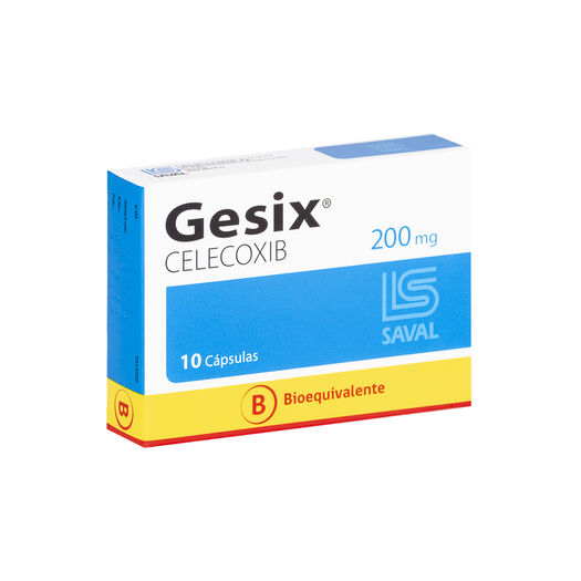 Gesix 200 mg x 10 Cápsulas, , large image number 0